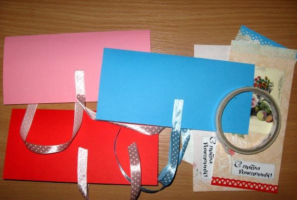Birthday greeting envelopes