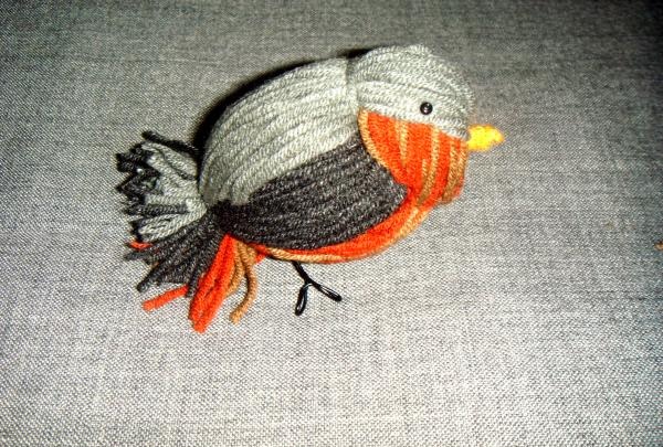 bird made of threads