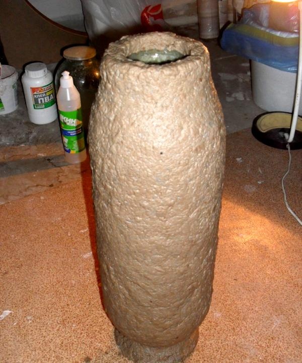 DIY podlahová váza