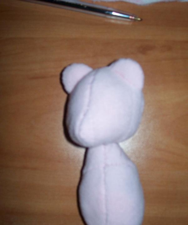 วิธีทำตุ๊กตาหมีสีชมพู