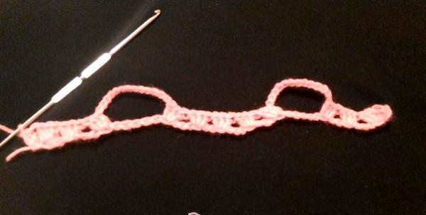 Pattern ng openwork crochet