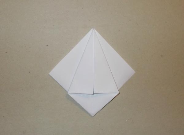 Origami papper blompanel