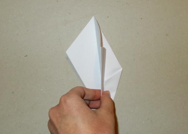 Painel de flores de papel origami