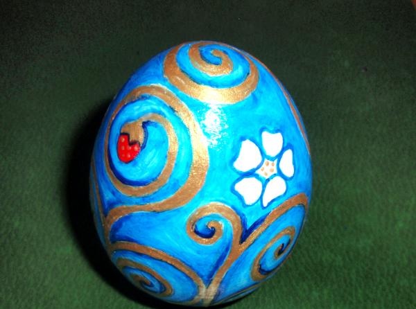 Maľovanie dreveného vajíčka
