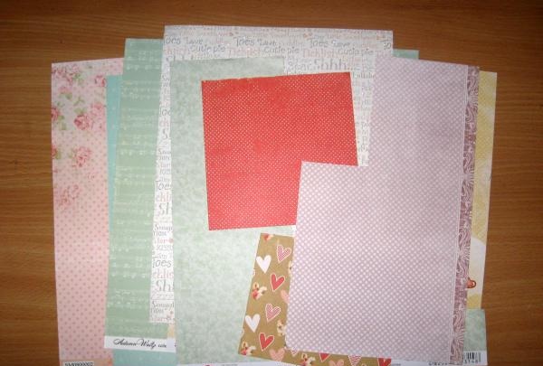 Komplexné karty na scrapbooking 8. marca