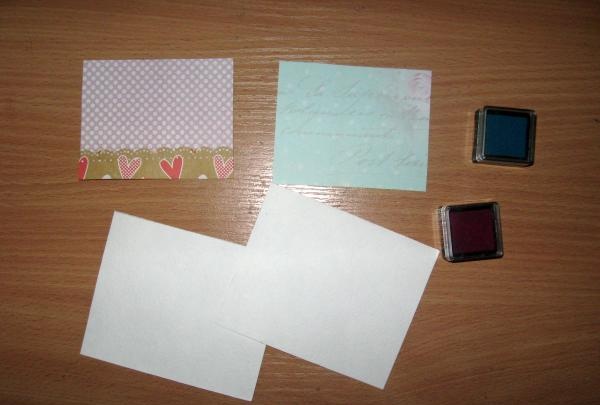 Tarjetas complejas para scrapbooking del 8 de marzo.