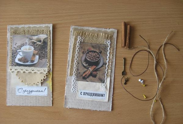 Cartes à café DIY