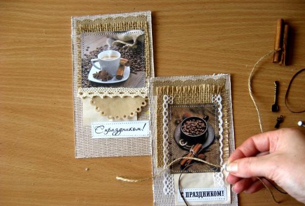 Cartes à café DIY