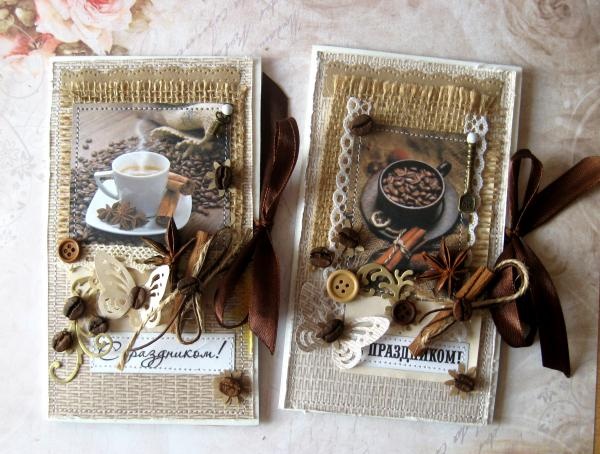 Cartes à café DIY