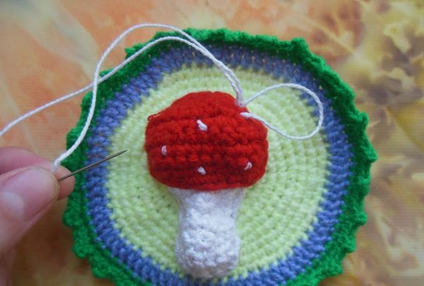 Crochet applique Spring mood