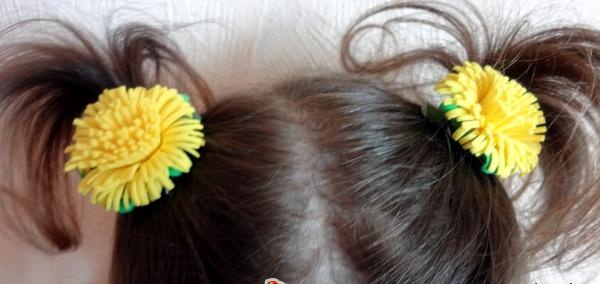 hair clip Dandelions