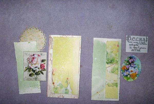 Postkartenbox im Shabby-Chic-Stil