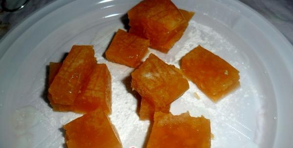 Naminiai abrikosų želė saldainiai