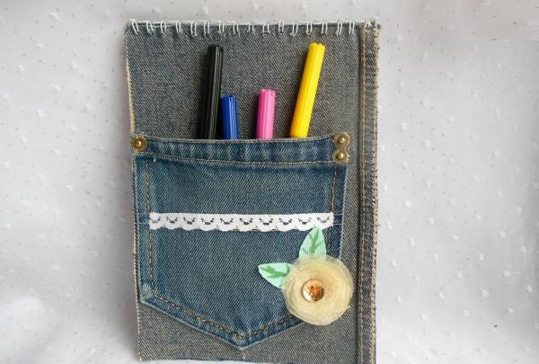 Notepad có viền denim