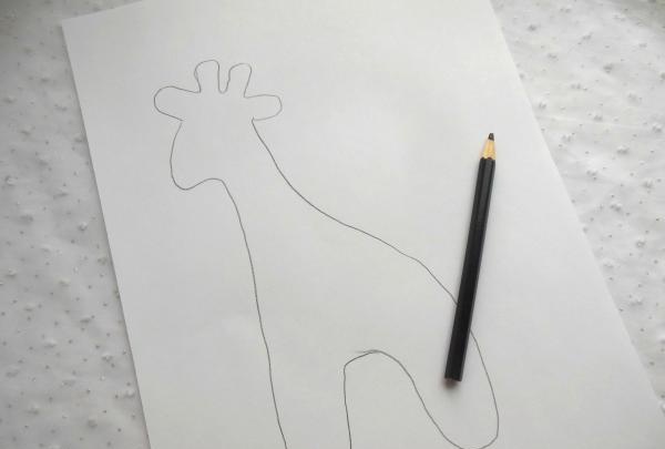 Girafe en peluche DIY