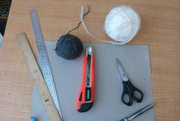 Капа од нити за плетење
