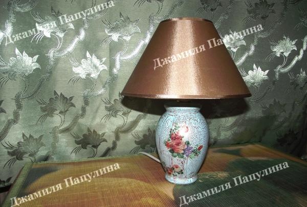 lampa w stylu shabby chic