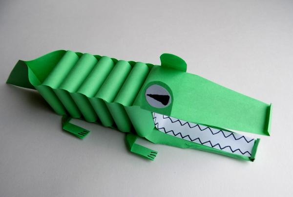 Papir krokodille