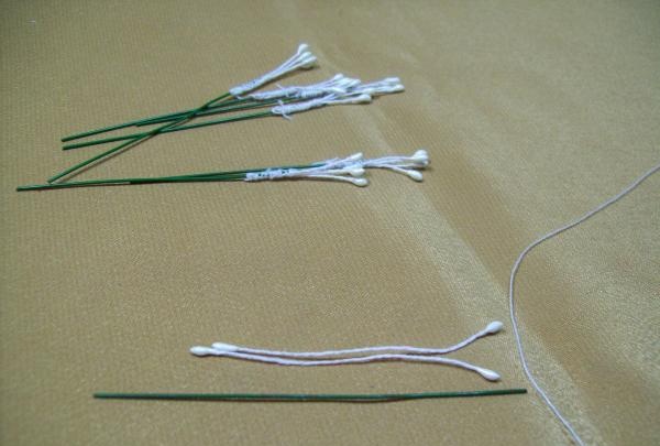 foamiran'dan yapılmış çiçekli saç bandı
