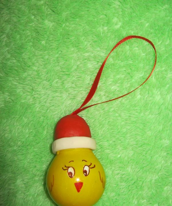 Vánoční stromeček hračka kuře