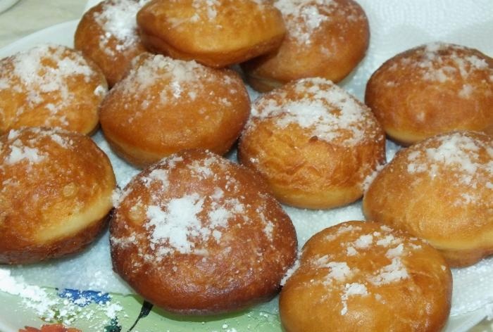 Friturestegte donuts