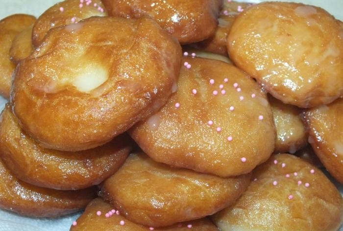 Gefrituurde donuts