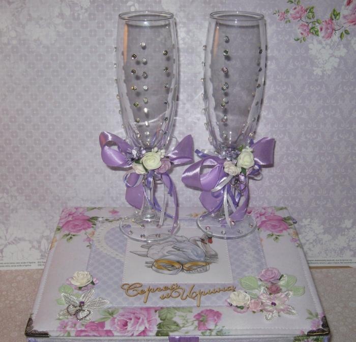 Kutija za vjenčane čaše