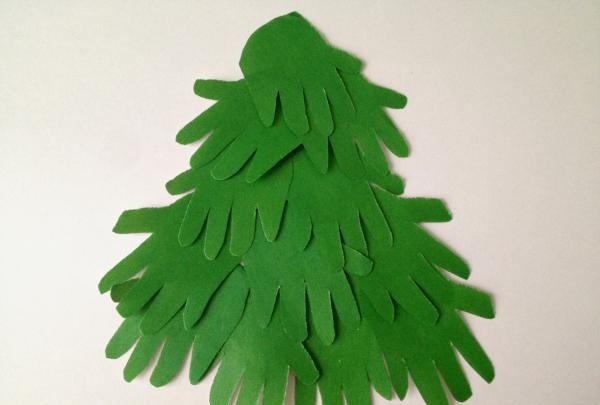 Sådan laver du et juletræ af papir