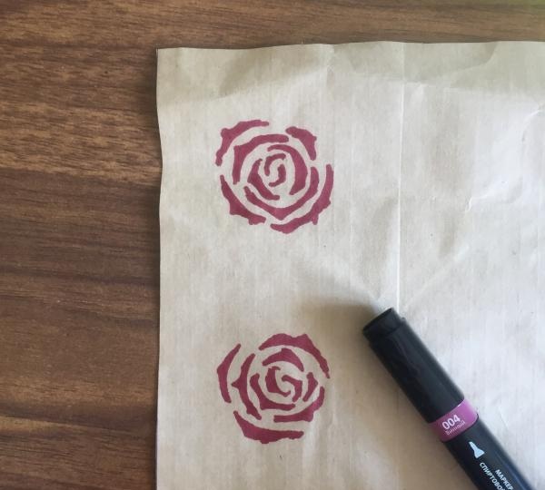 Creatief inpakpapier voor cadeau