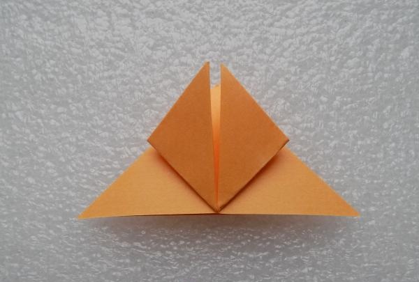Modulär origami blomma