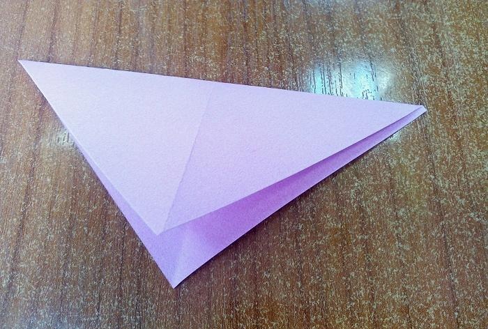 3D card na may origami tulips