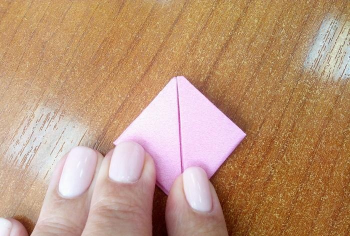 3D karte ar origami tulpēm