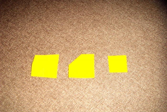 Петел, използващ техниката на оригами мозайка