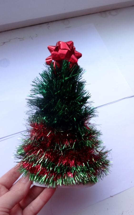 Weihnachtsbaum aus Lametta