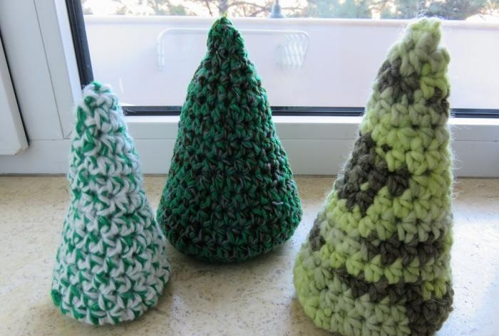 Sapin de Noël au crochet