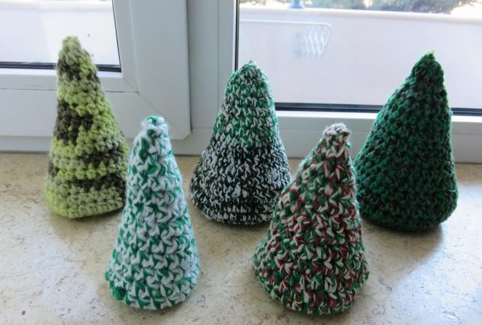 Sapin de Noël au crochet