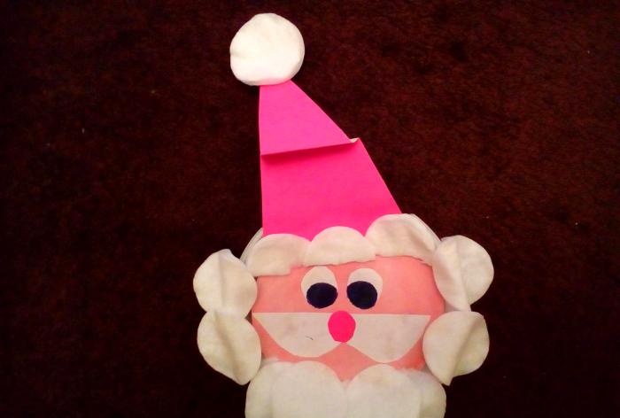 Santa Claus made of paper