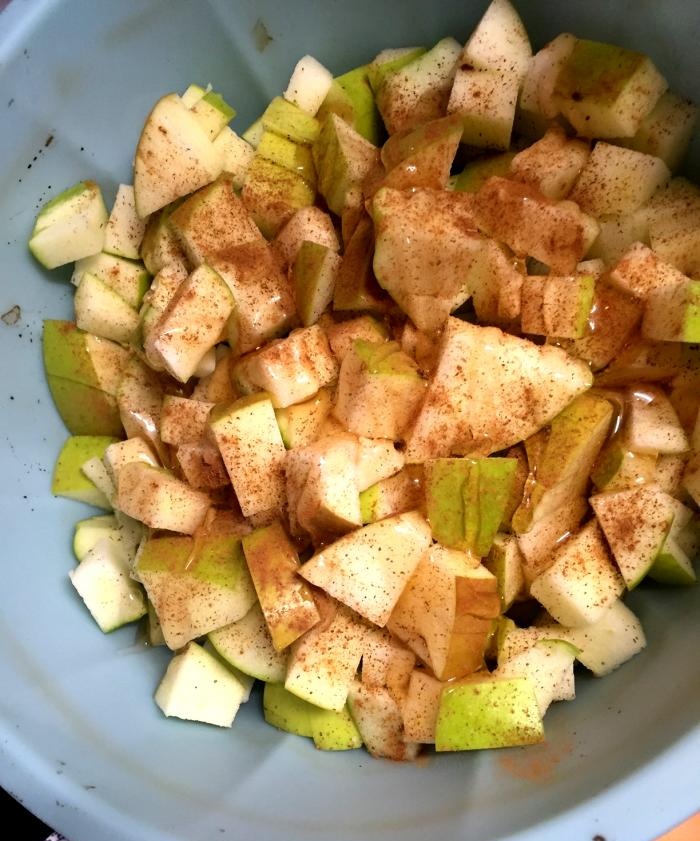 manzanas en rodajas