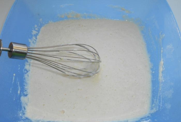 Vanillepudding-Pfannkuchen mit Kefir