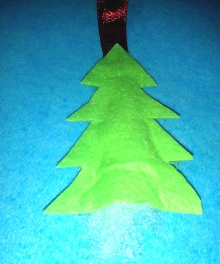 Sapin de Noël en serviette en viscose