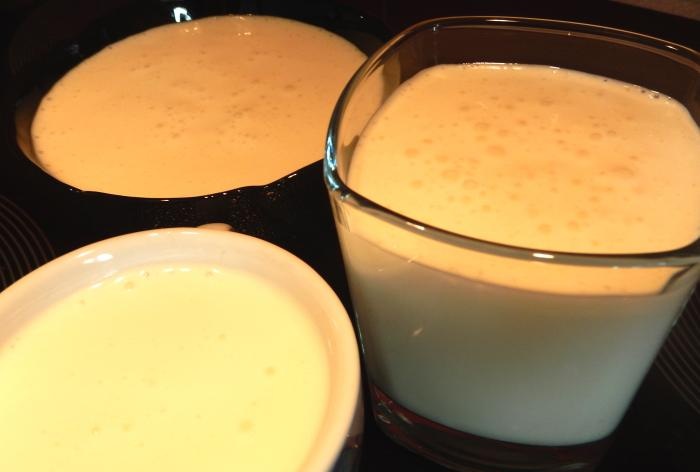 Homemade poultry milk