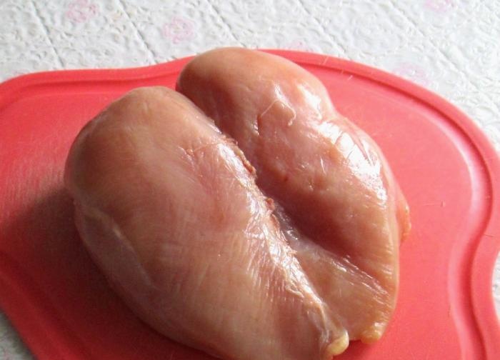 Μπριζόλα στήθος κοτόπουλου σε κουρκούτι