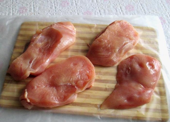 Chicken breast chop in batter
