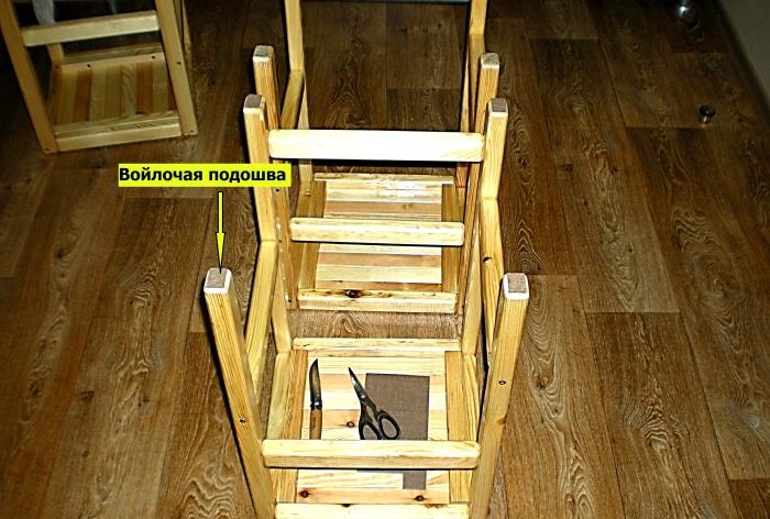 DIY barová židle