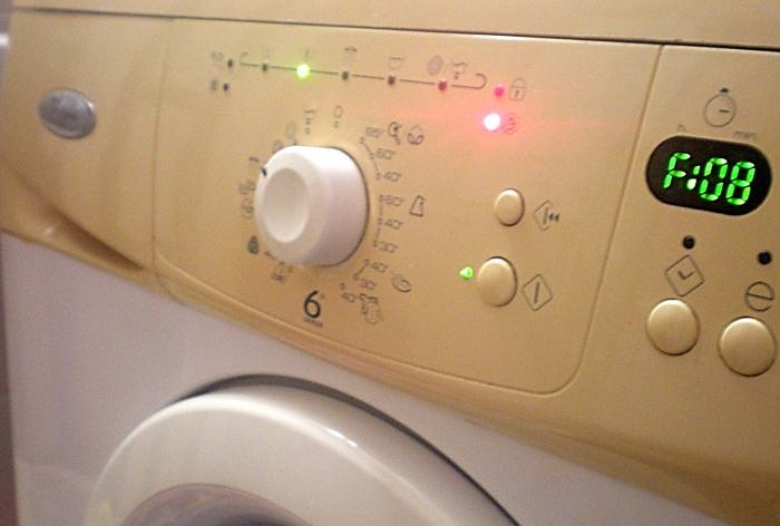 Malfunction ng washing machine