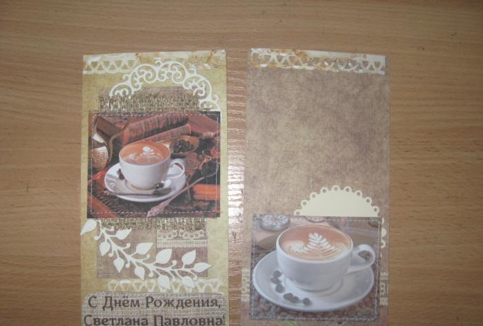 Kaffekort chokolademaskine