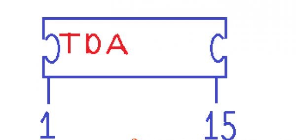 Pin-Layout der Mikroschaltung