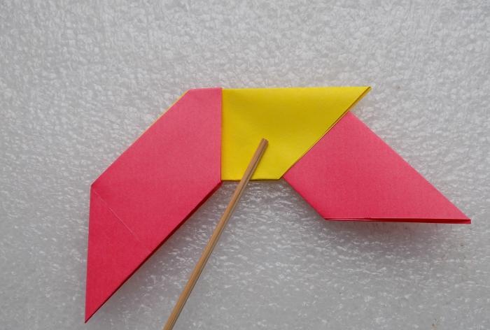 Étoile en papier transformable