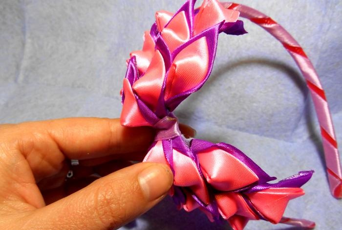 Headband Floral bow Master class