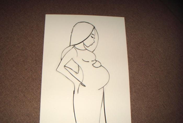 Malování těhotné